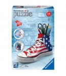 Puzzle 3D Shaped Sneaker Flag USA Ravensburger 12549