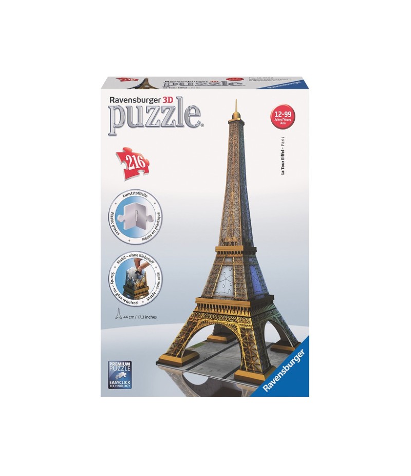 Puzzle 3D Torre Eiffel Ravensburger 12556