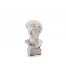 Busto David Lamart bianco cm 18  1037238