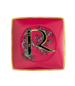 Coppetta quadra Holiday Alfabet R Versace Rosenthal 12 cm 11940 403698 15253