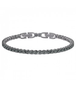 Bracciale Swarovski Tennis Deluxe round grigio  5514655