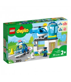 Lego Duplo Stazione di Polizia ed elicottero 10959