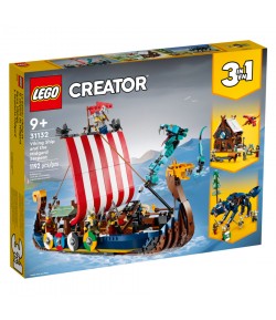 Lego Creator Nave vichinga e Jormungandr 31132