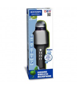 Microfono Bontempi Karaoke wireless con luci 48 5010